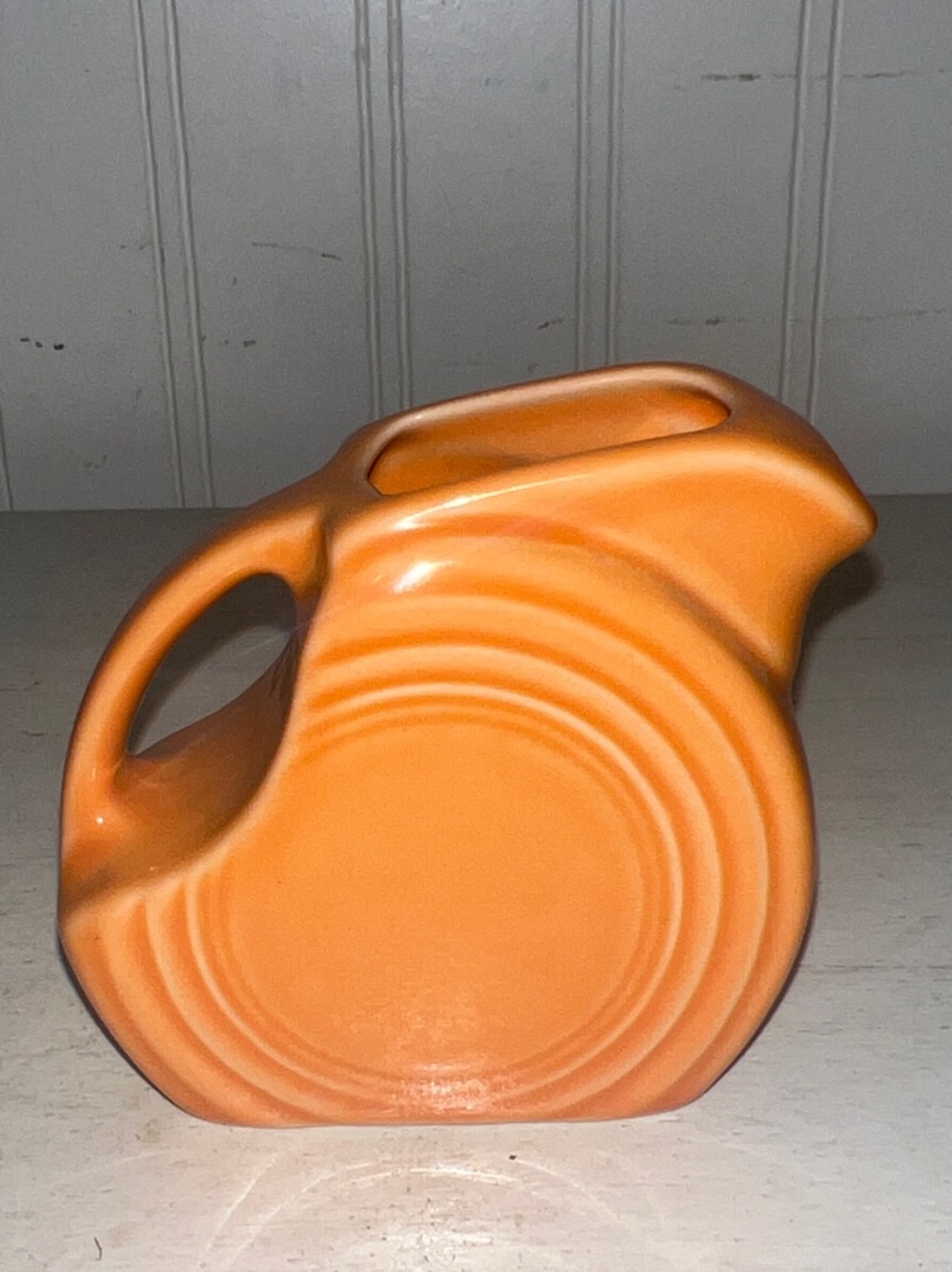 Fiesta mini disc pitcher orange